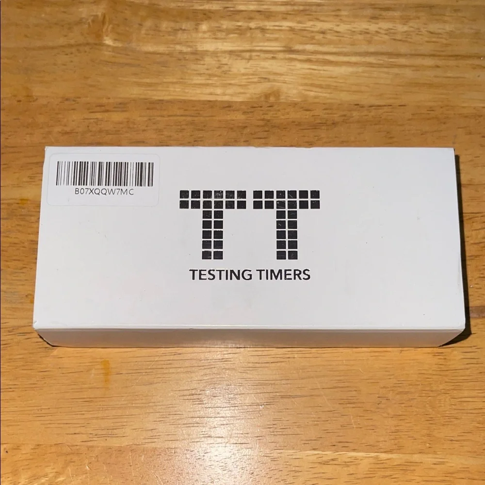 White Testing Timers Box for ACT, SAT Testing